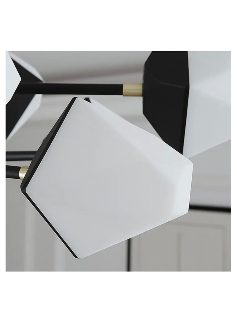 ثريا علاقي اسود  مودرن بثلاث اضاءات - Image 2