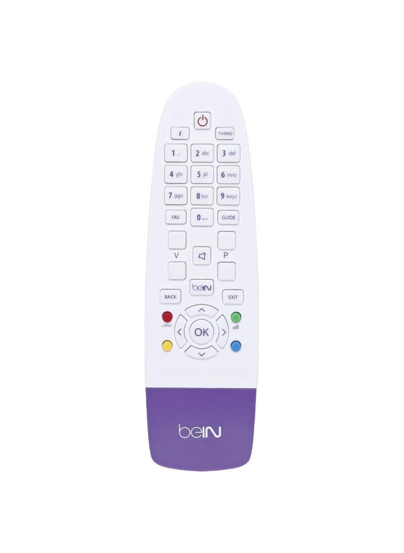 bein Bein Sports Receiver Remote control White/Purple 