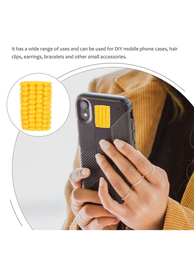 Cabilock Cabilock 20pcs Fake Corn Cob Decors Phone Cover Simulation Corns for Home Kitchen Party Display Decoration  - Image 2