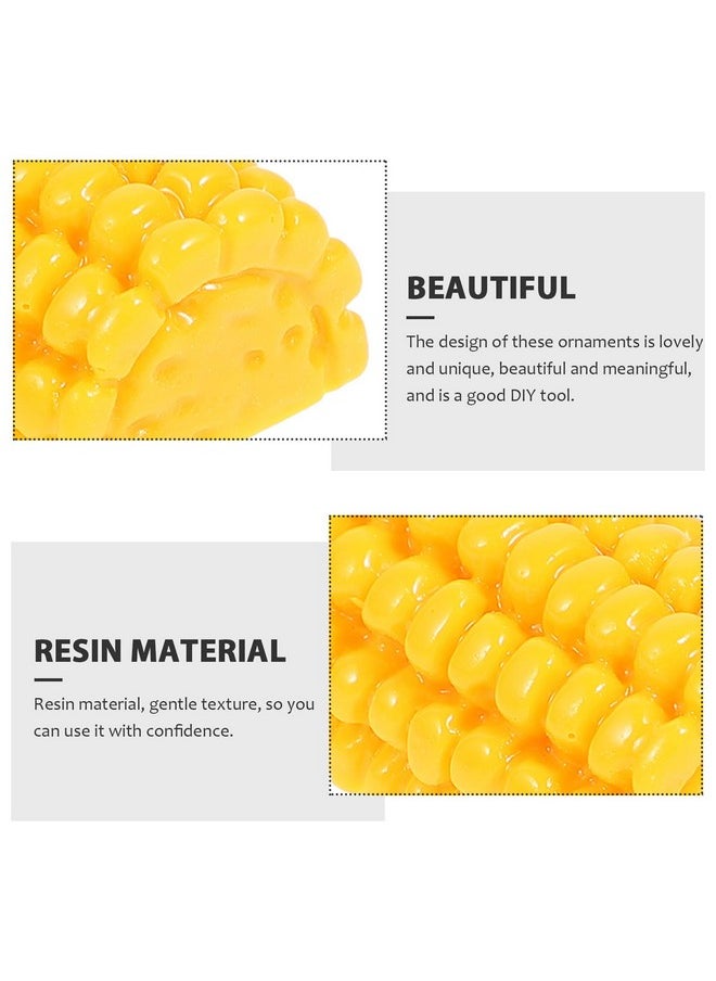 Cabilock Cabilock 20pcs Fake Corn Cob Decors Phone Cover Simulation Corns for Home Kitchen Party Display Decoration  - Image 5