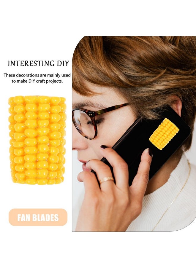 Cabilock Cabilock 20pcs Fake Corn Cob Decors Phone Cover Simulation Corns for Home Kitchen Party Display Decoration  - Image 3