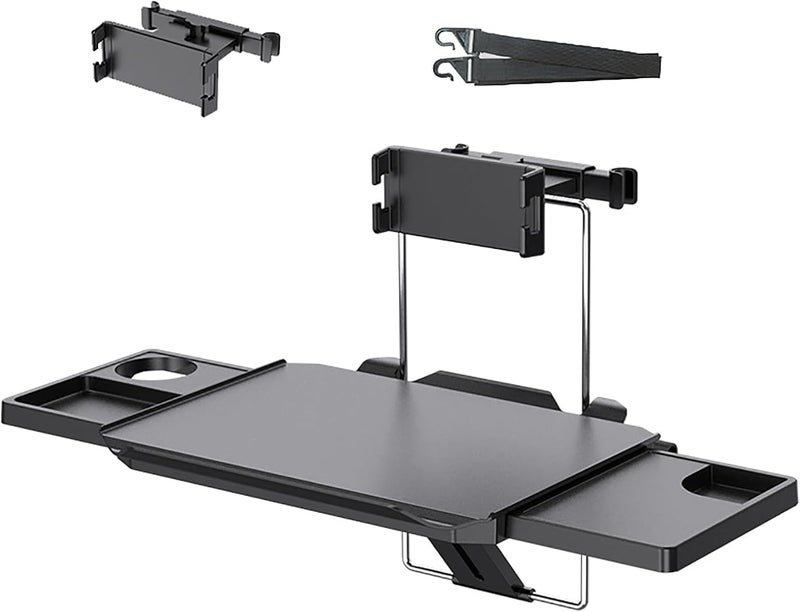 Drive-Thru Tray - Foldable Car Steering Wheel Desk for Eating and Working on the Go - Portable Laptop Tray for Drivers - Image 1