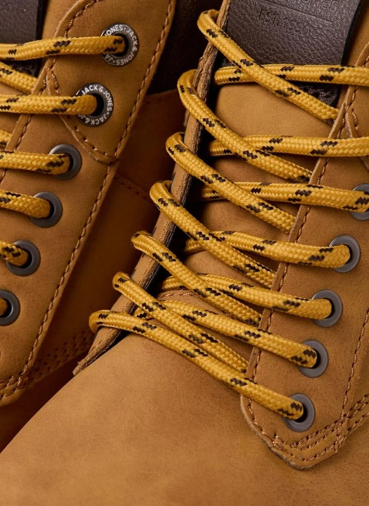JACK & JONES Honey Heel Logo Stylish Ankle Boots for Men | Best Price UAE
