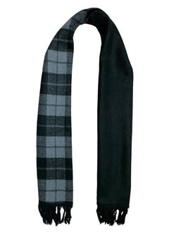 Double Face Solid & Plaid Check/Carreau/Stripe Pattern Wool Winter Scarf/Shawl/Wrap/Keffiyeh/Headscarf/Blanket For Men & Women - Large Size 50x190cm - P05 Black / Grey - pzsku/ZDB96BDD337D148FB9A56Z/45/_/1740195973/663cb502-a15e-4b22-b69a-3953c56c8e7c