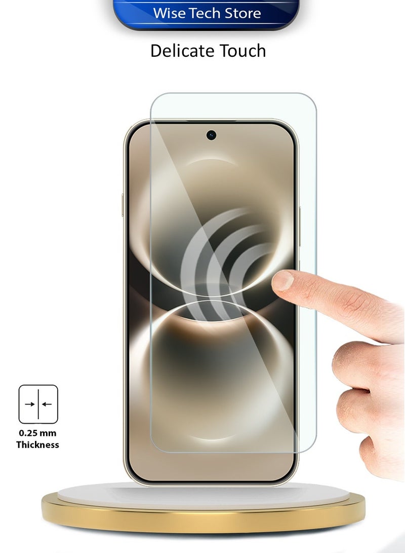 Wtech Huawei nova 15 Max 4G 2026 WTech Premium Series Curved Edges 9H 2.5D Tempered Glass Screen Protector (MSG9CN) - Clear - Image 3