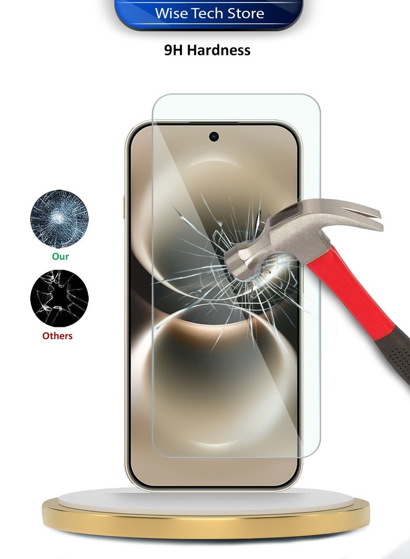 Wtech Huawei nova 15 Max 4G 2026 WTech Premium Series Curved Edges 9H 2.5D Tempered Glass Screen Protector (MSG9CN) - Clear - Image 4