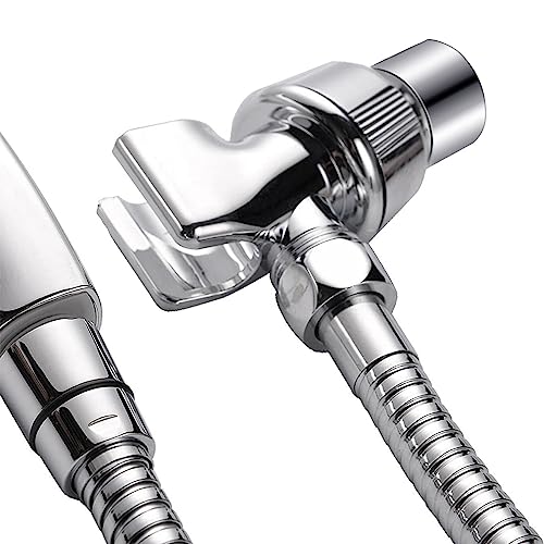 COSBAY Shower Arm Holder for Handheld Shower Head, Adjustable Mount Bracket, Shower arm Adapter with Swivel Ball, 1/2-Inch, Chrome, 0.5 - Image 5