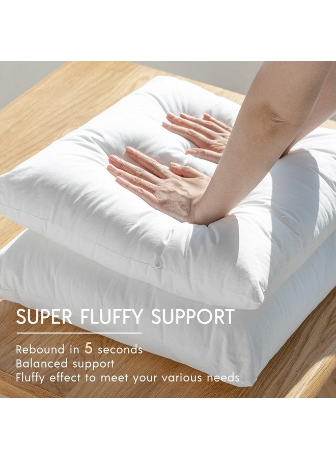 Phantoscope Phantoscope 20 x 20 Outdoor Pillow Inserts - Pack of 4 Outdoor Pillows Water Resistant Throw Pillow Inserts Hypoallergenic Square Decorative Couch Sham Cushion Stuffer - 20 Inches  - Image 4