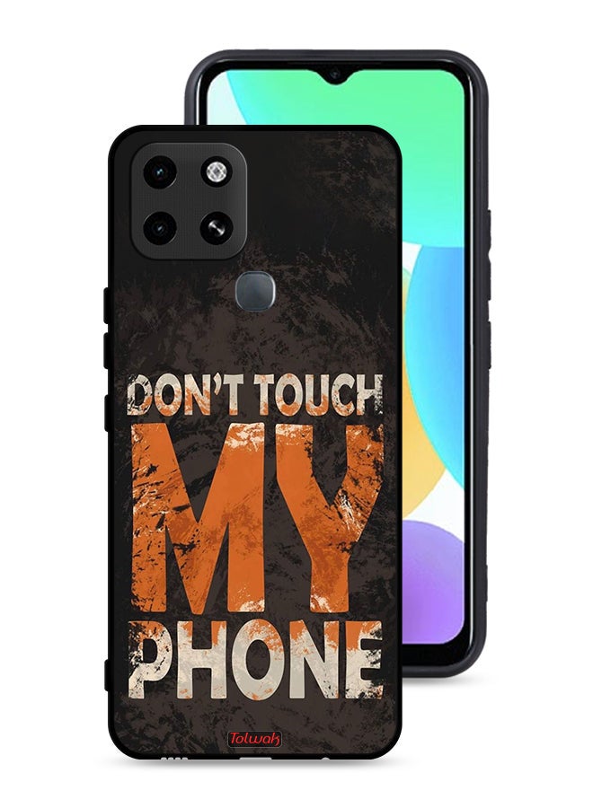 Tolwak Infinix Smart 6 Protective Case Cover Do Not Touch My Phone - Image 1