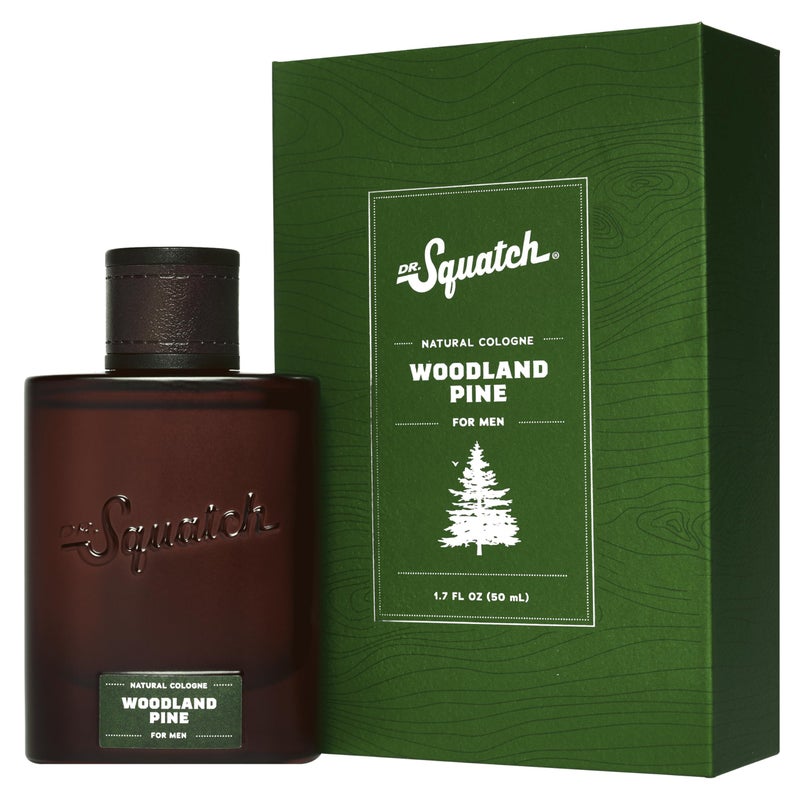Dr. Squatch Natural Cologne for Men - Scent-Lock Technology and Sustainably-Sourced Ingredients - Woodland Pine Cologne (1.7 fl oz) - Image 1