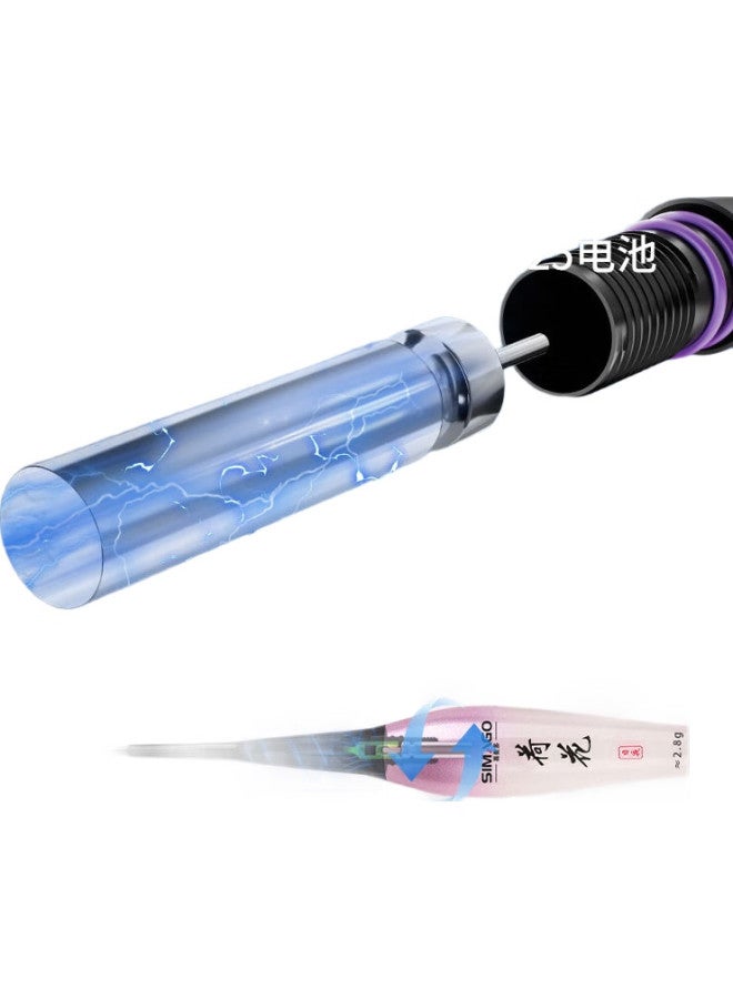 simago Luminous Fishing Float With Bite Indicator, Color-Changing, Gravity-Sensing, Ultra-Bright Electronic Float, Highly Sensitive, Invisible When Submerged, Hh-03 - Image 3