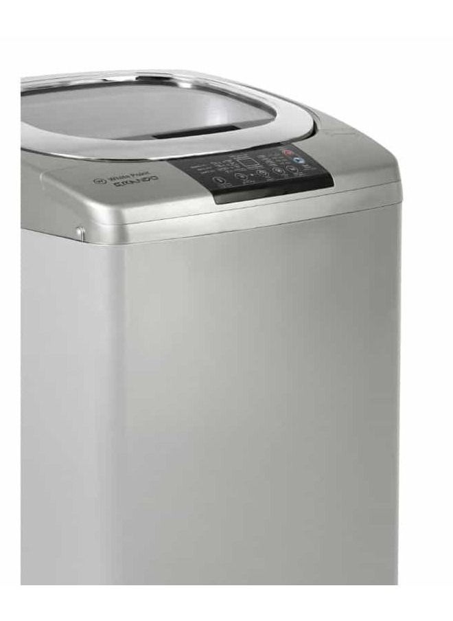 White Point - Top Load Automatic Washing Machine, 14KG, Silver- WPTL1444DGSCM - Image 1