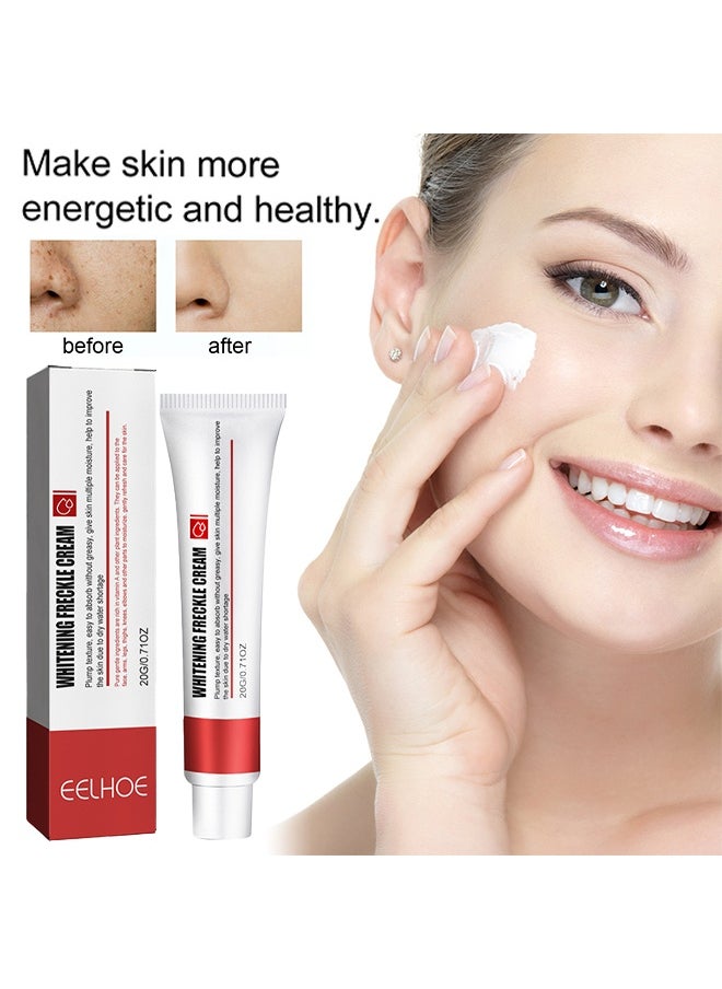 EELHOE Whitening Freckle Cream,Pigmentation Removal Cream for Face,Freckle Remover Cream,Moisturizing Anti-blemish Cream,Dark Spots Remover Skin Whitening (20g)  - Image 1