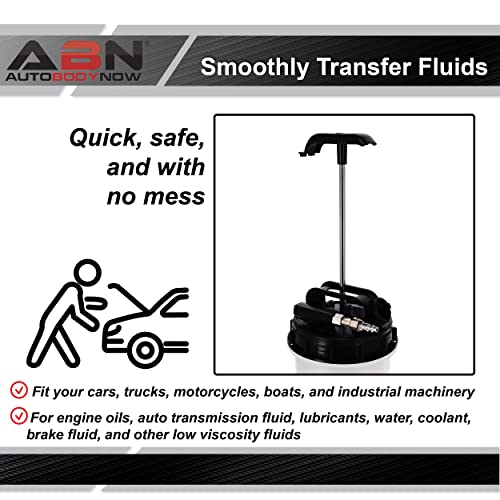 ABN مضخة استخراج زيت السيارات ABN 6 لتر للسوائل ومضخة تفريغ للزيوت لمحركات صغيرة، سيارات، بحرية، وآلات صناعية لتغيير الزيت - Image 4