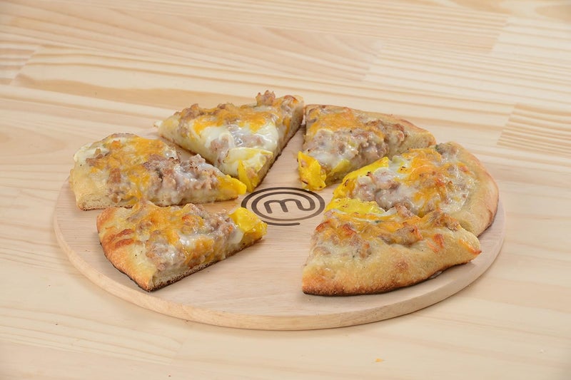 MasterChef Junior Pizza Cooking Set - 5 Pc Kit Includes Real Cookware for Kids w Recipes, Board, Roller - Make Homemade Pizza, Birthday Holiday Gifts - Image 5