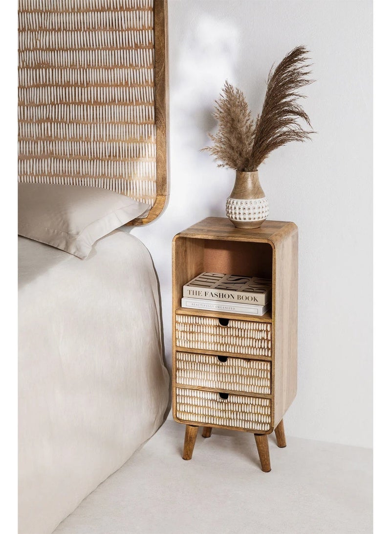 أرتيسانيا - المنزل والمعيشة طاولة سرير يولارا من خشب المانجو من أرتيسانيا - Image 2