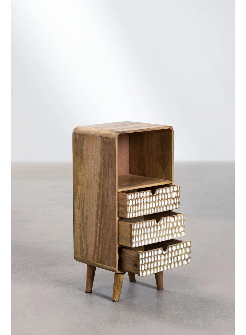 أرتيسانيا - المنزل والمعيشة طاولة سرير يولارا من خشب المانجو من أرتيسانيا - Image 4