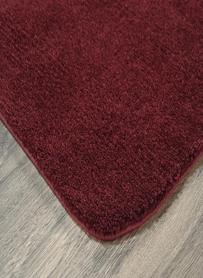 Garland Rug Traditional Nylon Washable Chili Pepper Red 5 Piece Set - Lid, Contour, 3 Bath Rugs - Soft, Absorbent, and Stylish for Your Bathroom - Image 4