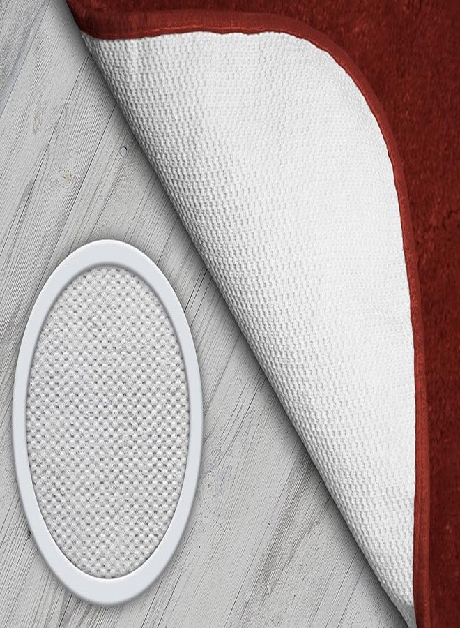 Garland Rug Traditional Nylon Washable Chili Pepper Red 5 Piece Set - Lid, Contour, 3 Bath Rugs - Soft, Absorbent, and Stylish for Your Bathroom - Image 2