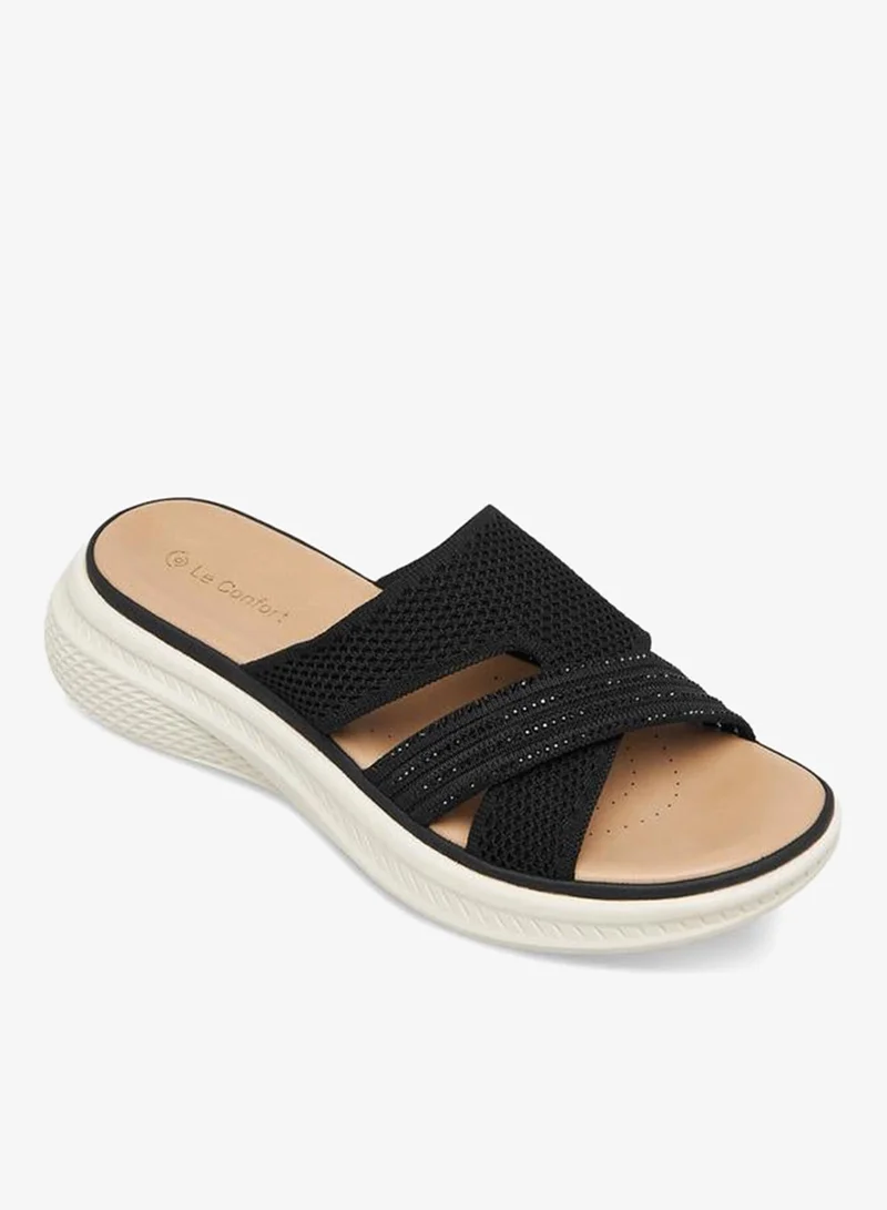 Le Confort Women Embellished Flyknit Sandals