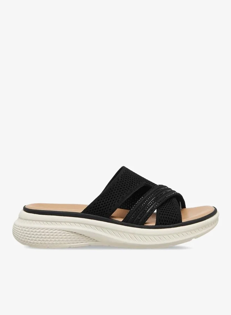 Le Confort BLACK Women Embellished Flyknit Sandals for Women | Best Price UAE