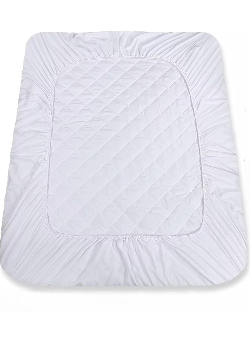 MAXQON Mattress Protector 90Gsm Microfiber,100%Waterproof,  King/Queen/Double/Single Sizes, Color White  - Image 4