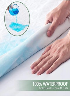 MAXQON Mattress Protector 90Gsm Microfiber,100%Waterproof,  King/Queen/Double/Single Sizes, Color White  - Image 3
