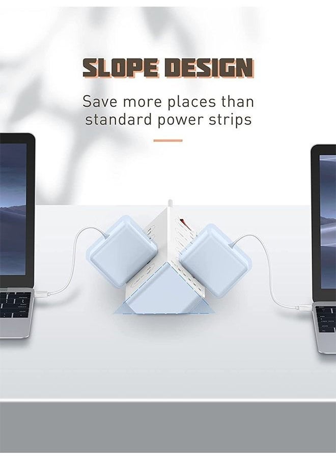 Arabest - Socket Extension, 10-Socket Power Strip, Multifunctional Fast Charging Port, 2-Meter Power Cord - Image 1