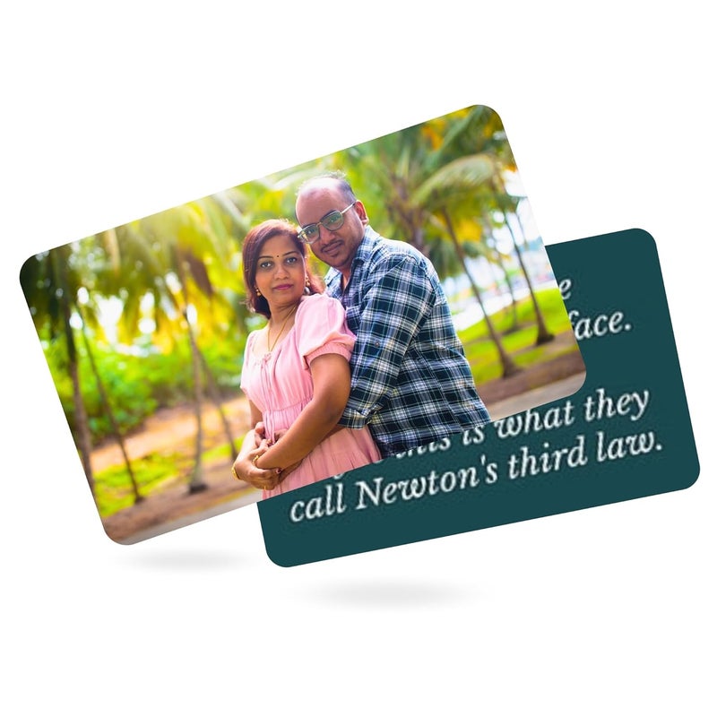 Brandian Brandian Customized Wallet Cards Best Gift For Husband Or Wife Personalize With A Spotify Playlist And Songs Pvc Card With Custom Messages For Special Occasions
