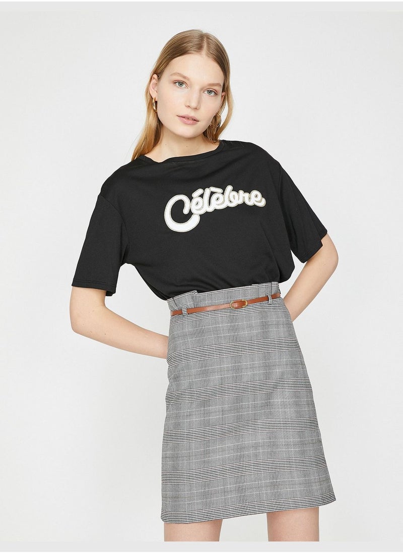 KOTON Check Skirt  - Image 2