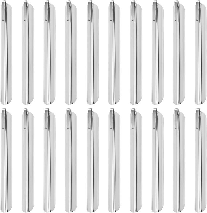 20 Stainless Steel Crumb Scrapers for Servers, Compact Crumbing Tools for Easy Dining Cleanup, Perfect for Home and Commercial Use - Image 1