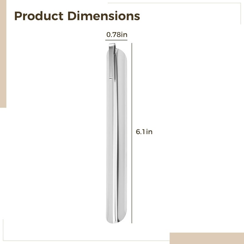 20 Stainless Steel Crumb Scrapers for Servers, Compact Crumbing Tools for Easy Dining Cleanup, Perfect for Home and Commercial Use - Image 4