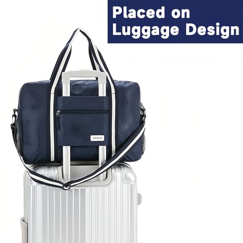 Arxus Travel Lightweight Water-resistant Foldable Storage Carry Luggage Duffle Tote Bag - Image 4