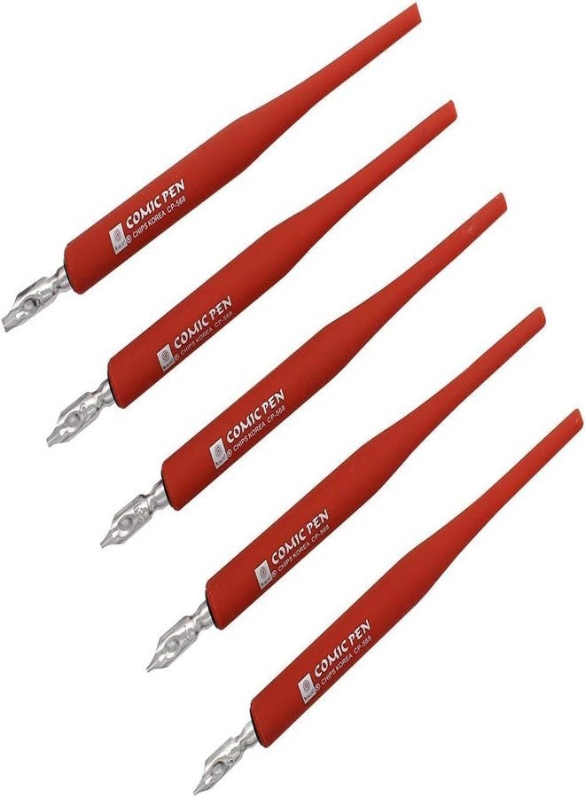 53 Arts 53ARTS® Plastic Professional Manga Gothic Pen Dip Pen Set with 5 Nibs Manga Calligraphy Drawing Pen Kit - 5 Pcs - Image 4