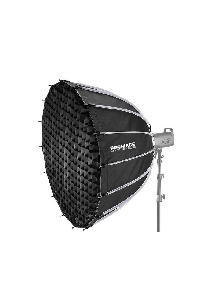 PROMAGE Promage PM-USG47 120cm Quick Folding Umbrella Softbox with Grid – Portable Octagonal Light Modifier for Studio & On-Location Photography  - Image 1
