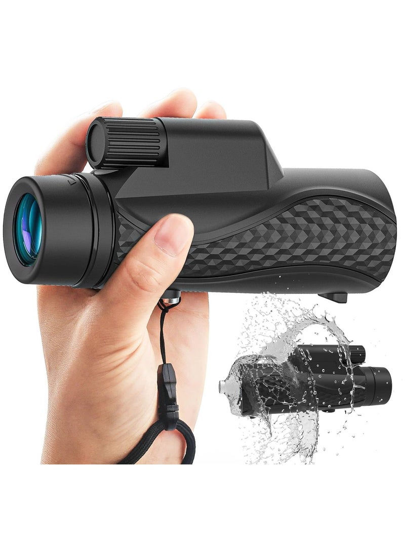 Captaintech 10x42 Compact Monocular for Adults - High-Powered HD Monocular with Smartphone Adapter & Tripod, Perfect for Wildlife Viewing, Bird Watching, Hunting, Hiking, and Traveling.  - Image 3