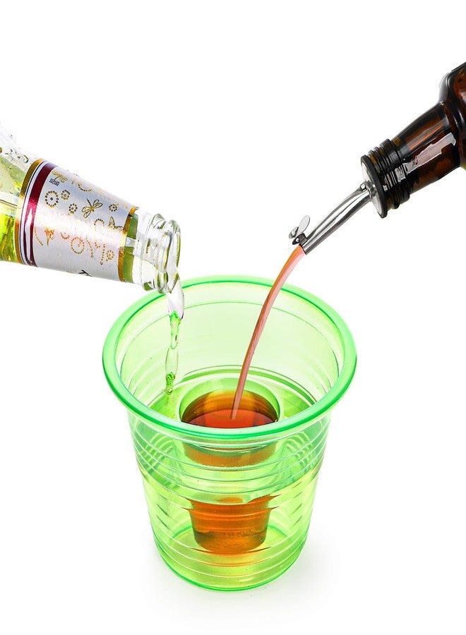 Coloch 200 Pack Plastic Bomber Cups, Disposable Bomb Cups Assorted Colors Power Bomber Double Shot Glass for Mixed Drinks, Shots, Party - Image 3