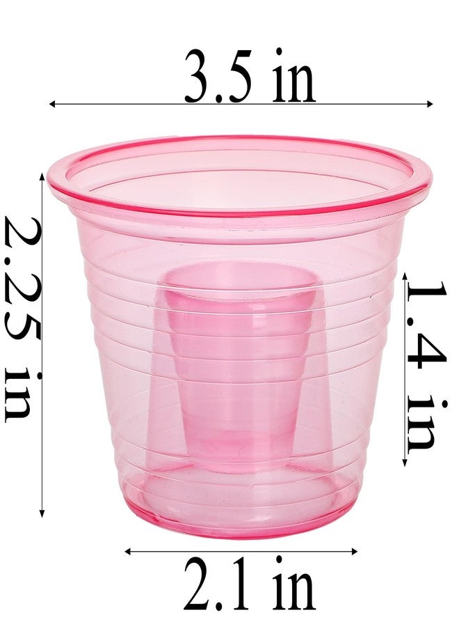 Coloch 200 Pack Plastic Bomber Cups, Disposable Bomb Cups Assorted Colors Power Bomber Double Shot Glass for Mixed Drinks, Shots, Party - Image 2