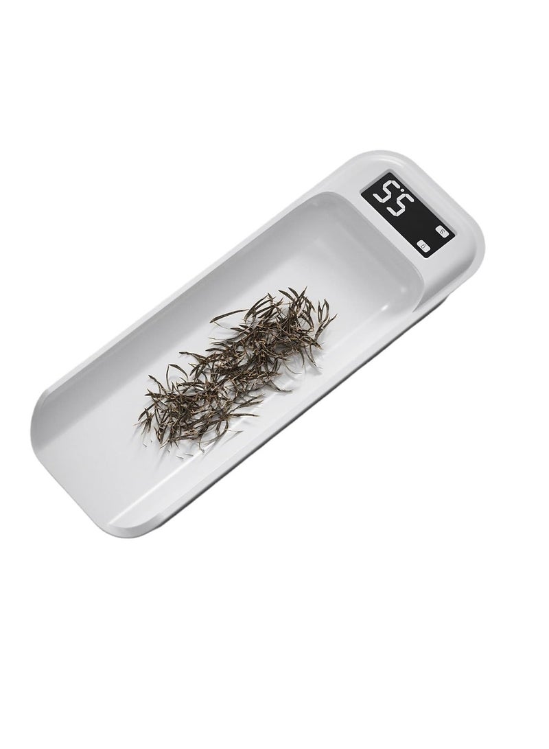 INVEIN Coffee Bean Portioning Tray with Built-in Scale and LCD Screen - High-Precision Digital Scale with 500g Capacity for Measuring Coffee Beans and Tea - Elegant and Practical Coffee Scale with Type-C Rechargeable Battery - Image 2