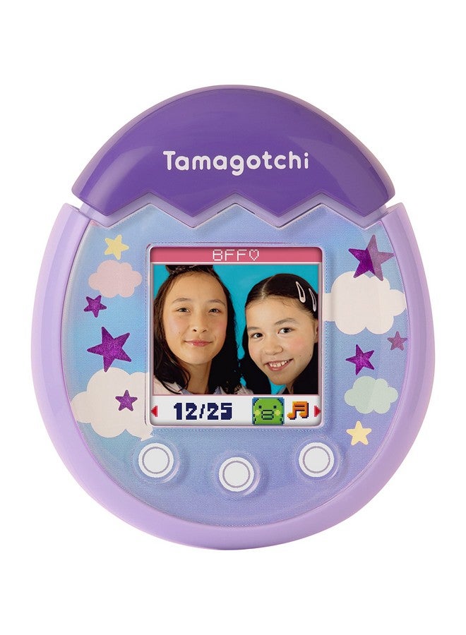 Tamagotchi تاما غوتشي 42902 بانداي بيكس الجيل التالي من حيوانات الواقع الافتراضي مع كاميرا، ألعاب وشخصيات قابلة للجمع - سماء، بنفسجي، مفرد - Image 4