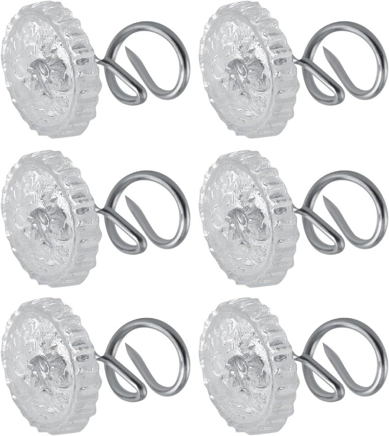 Dioche Upholstery Twist Pins are Suitable for Repairing Loose Ceilings in Cars and Sofas. The Transparent, Round Design Perfectly Solves Home Decor Problems. (30Pcs) - Image 3