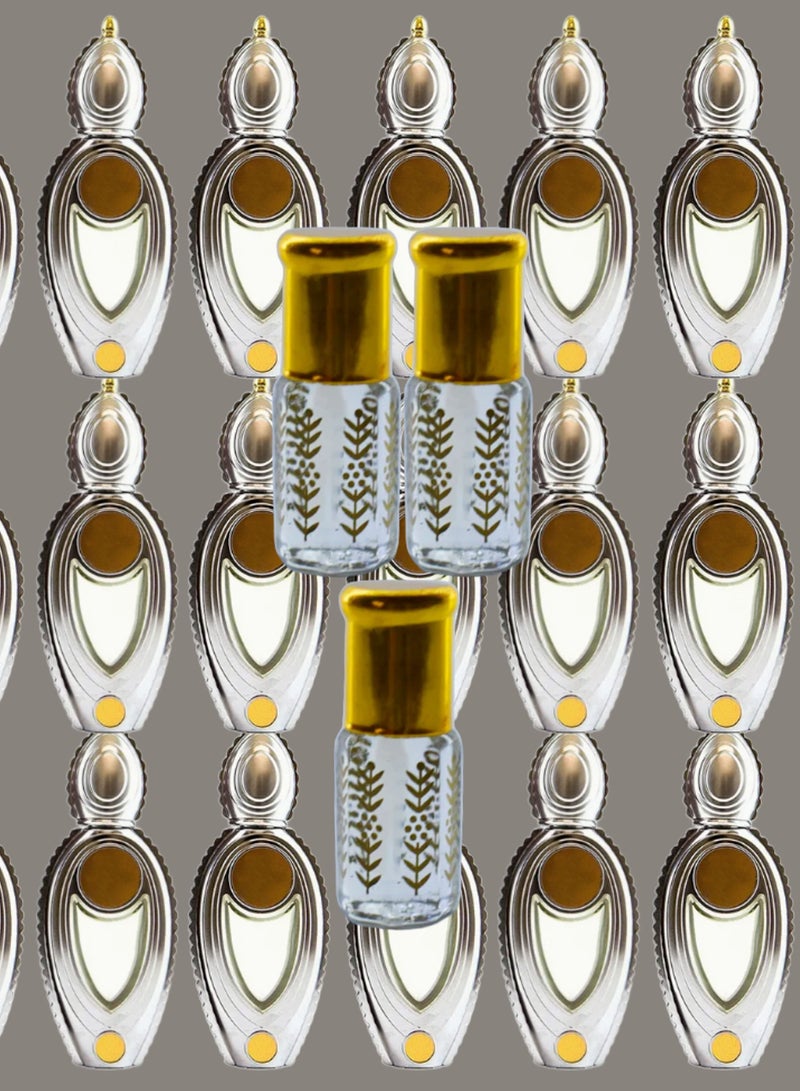 3 قطع زيت عطري وصال نسائي الشفاف الأصلي 3مل