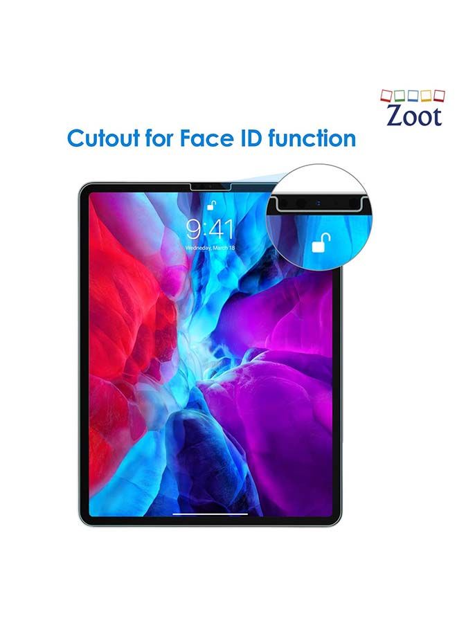 NIBEMINENT Tempered Glass Screen Protector For Apple iPad Pro Clear - Image 2