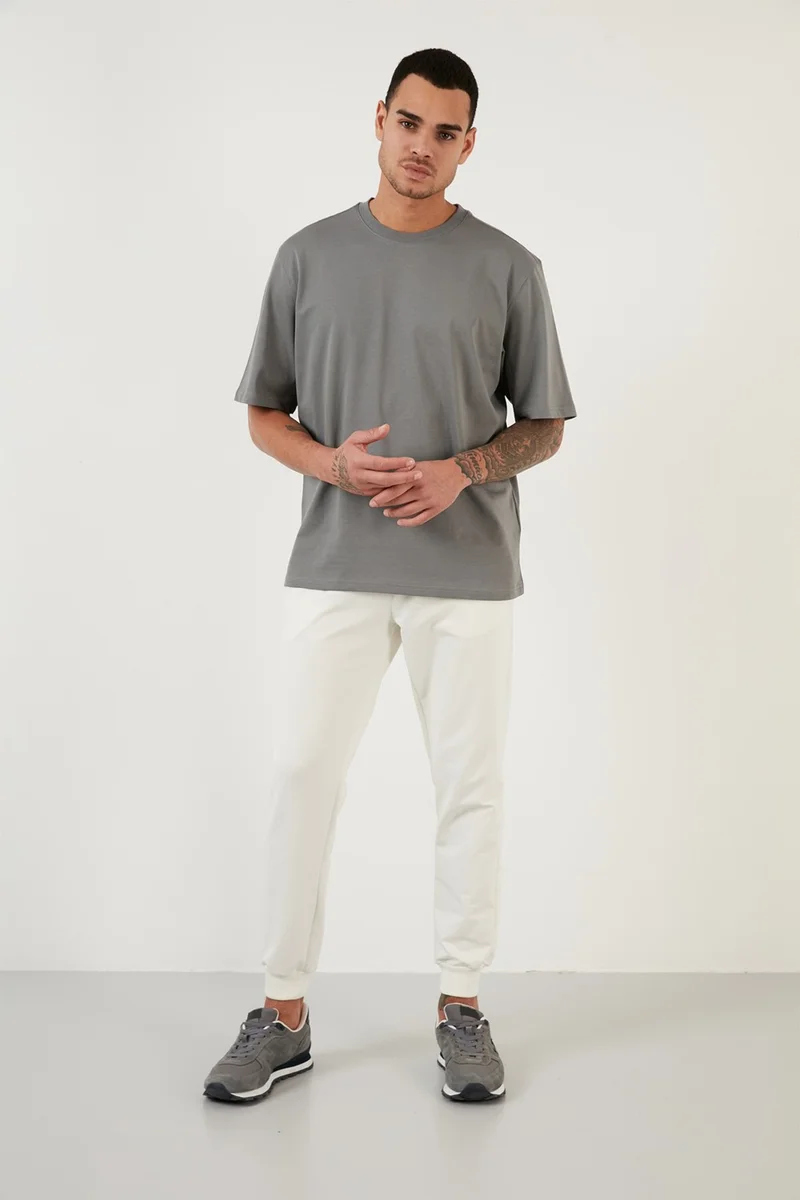 Buratti Cotton Oversize Crew Neck Basic T Shirt Men's T Shirt 5902365