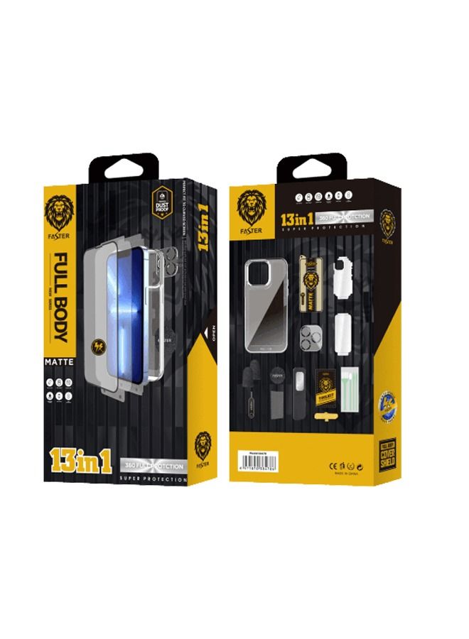 Faster 9 In 1 Protection Package For Apple iPhone 13 Pro Max Multicolour - Image 1