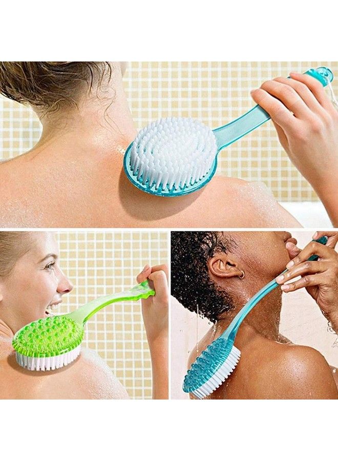 Fully Bath Brush Scrub Skin Shower Back Brush Rubbing Brush Long Handle Exfoliating Brushes Body Scrubber - Image 1