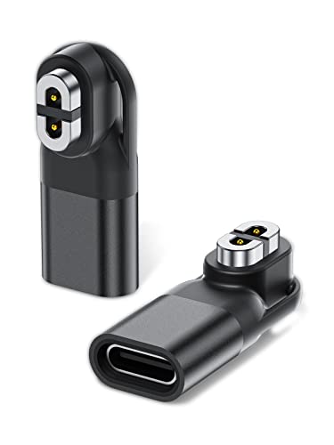 seynli [Twin Pack] USB C Adapter Charger Converter for Aftershokz Headphones Charger, Compatible with Shokz Aeropex, OpenRun, OpenRun Pro, OpenRun Mini, OpenComm 2/UC, for Aftershokz Charging Cable - Image 1