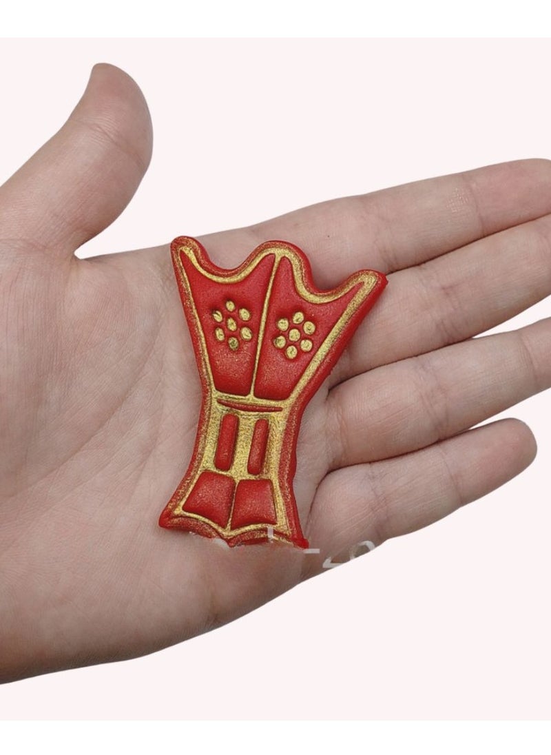 C.T.Z Set of 2 Cookie Cutters & 2 Stamps – Incense Burner & Perfume Bottle Shapes – Perfect for Ramadan & Eid Treats  - Image 2