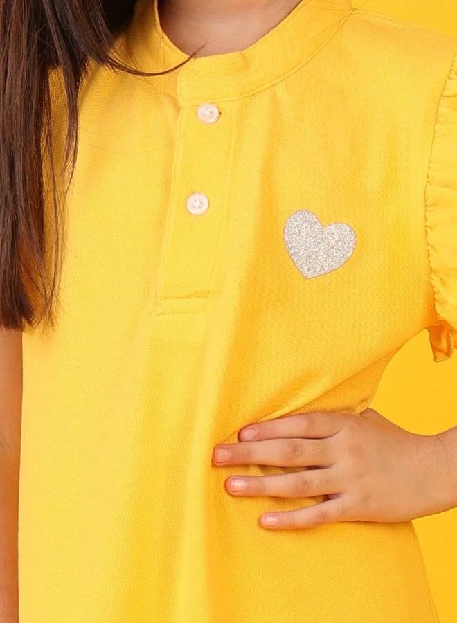 Anthrilo Ruffled Sleeve Dress