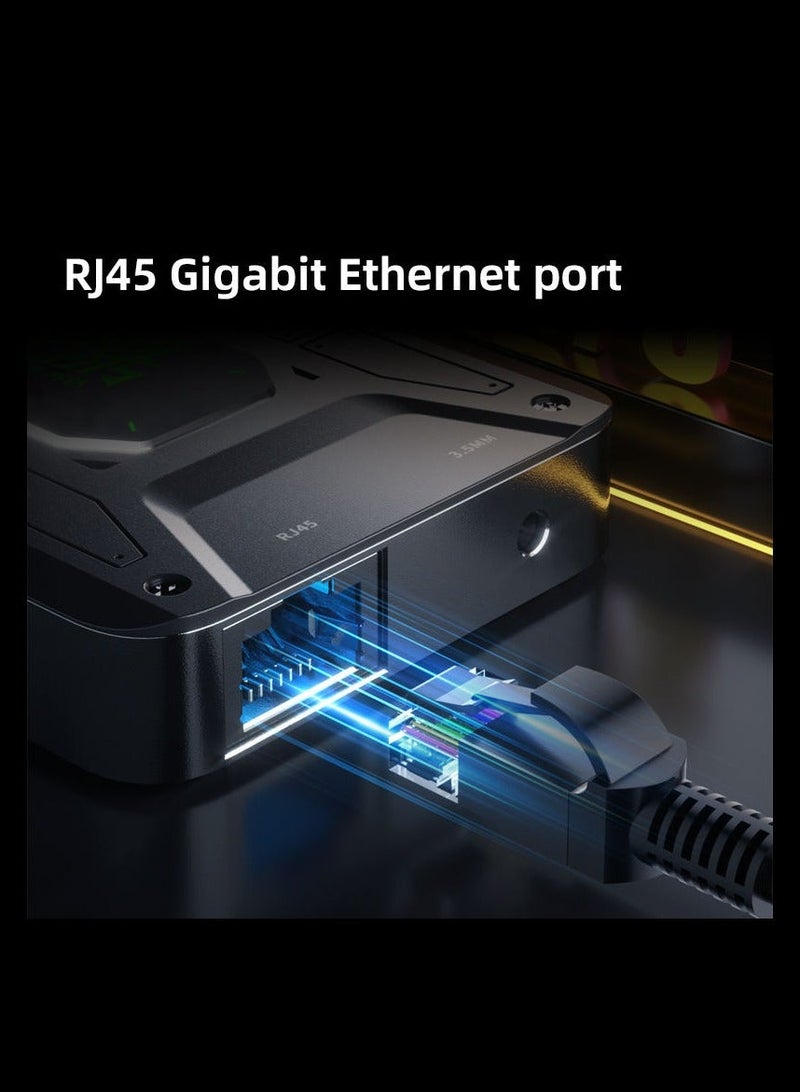 PIVA DS7 7-in-1 USB-C Docking Station and Gaming Hub, Multi USB Port Type-C Adapter with Ethernet Adapter – 4K@60Hz HDR Video Output, 100W PD Fast Charging, 32Bit/384KHz Hi-Fi Audio, Gigabit Ethernet, USB 3.1 High-Speed Data Transfer for Streaming & Recording – Compatible with RedMagic, iPhone, iPad, Android & Laptops - Image 4